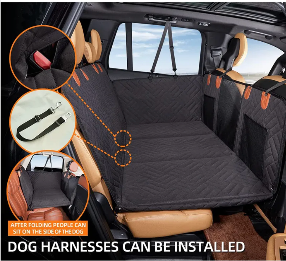 Waterproof Pet Car Seat Bed